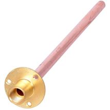 Kingfisher - Garden Hose Biptap Outside Through The Wall 350mm Copper Tube Pipe Kit