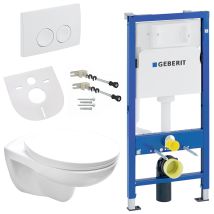 Belvit Wand Wc Set Weiß Spülrandlos Rimless Mit Softclose Sitz Und Geberit Up100 Vorwandelement Keramik Tiefspüler