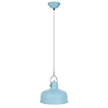 Globo - Lámpara Colgante - Romi - Azul - Metal - Ø 27cm - E27 -