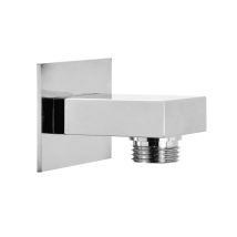 Presa acqua a muro rettangolare in ottone cromato – 1/2M x 1/2M – Damast