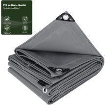 Protective Tarpaulin - Waterproof, Durable, High Density Pvc-coated Polyester 500 G/m² With Eyelets, Size/color Of Your Choice - Outdoor Truck, Garden
