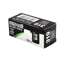 Pila de botón Maxell 319 SR527SW – 1.55 V – No recargable – Óxido de plata