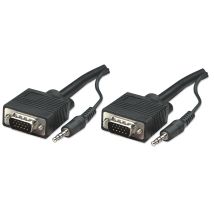 Manhattan Cavo Svga Con Audio 1,8 Mt