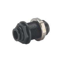 John Guest Speedfit - Pasamuros Igual Acetal, Negro, 8mm
