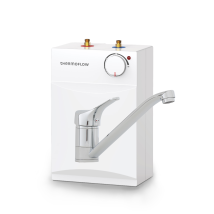 Thermoflow - Boiler Warmwasserspeicher 5 L Untertisch Steckerfertig + Armatur 2 Kw