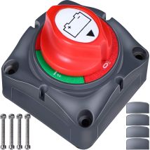 Batterie-hauptschalter 12 V/24 V – Batterietrennschalter – Hauptbatterie-trennschalter, Autobatterie-kill-schalter, Zubehör Für Wohnmobil, Yacht, Boot
