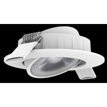 Century - Kit 3 Runde Led Einbaustrahler 6w 450lm Warmes Licht 3000k Ip20 Kitft-066830