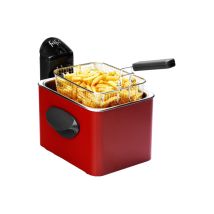 Freidora eléctrica 3.5L 3200W – Termostato regulable 0-190°C – Acero inoxidable – Mango Cool Touch – Ideal para familias