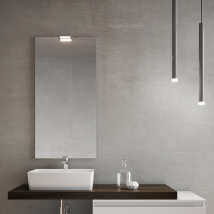 Liberoshopping - Specchio Rettangolare 52 Cm Con Lampada Led A Filo Muro