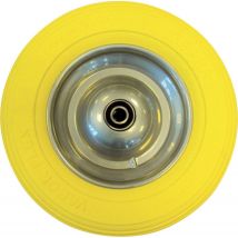 Fort – Ruota di ricambio in poliuretano espanso per carriola – Cerchio in acciaio – Compatibile con carriole Altrad-Fort