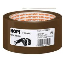 Nastro da pacchi trasparente NOPI 57212 – Adesivo HIGH TACK – Resistente ai raggi UV, Resistente all'invecchiamento