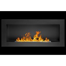Divina Fire - Wand- Oder Einbau-bioethanolkamin Lucca Nero L 90 X T 12 X H 40