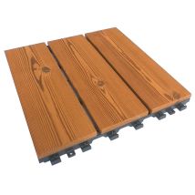 Piastrella Smartdeck 30x30xh2,5cm Natural In Pino