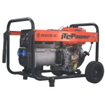 Dgw220e-dc Motosoldadora Monofásica Diésel Itcpower