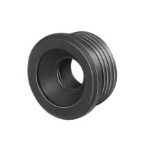 Morsetto In Gomma Nera Per Curve Tecniche D. 50mm Diam. Int 26-35 Mm