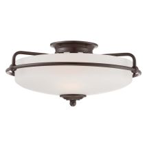 Quoizel - Elstead Griffin Bowl Halbbündige Deckenleuchte Palladian Bronze