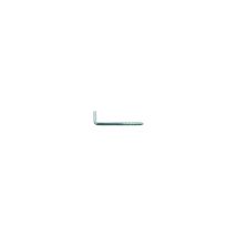 Schraubhaken gerade – 3,8 mm Drahtdurchmesser – 60 mm Gesamtlänge – verzinkter Stahl – 100 Stück