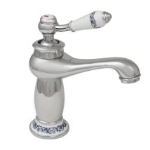 Viking Choice – Retro Waschbecken Wasserhahn – Chrom – Einhebelmischer – Hochwertiges Messing – 5 Jahre Garantie