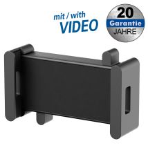 Tablet-adapterhalterung Für Monitorhalterungen Für Die Meisten 4,7" - 15" Telefone & Tablets (11,9 - 38 Cm), Lasten Bis Zu 1 Kg, Schwarz