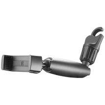 CELLULARLINE – HANDYMIRRORK – Smartphone-Halterung für Auto – 360° drehbar – Klemmmechanismus – Metallfinish