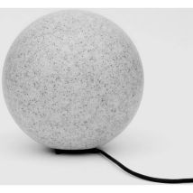 Megalight D2523 Shining Stone 25 Illuminazione Decorativa Per Esterni E27 Grigio E Bianco, Effetto Pietra