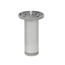 Pata de mueble de aluminio – Regulación 10-14 mm – Diámetro Ø 40 mm – Altura 100 mm