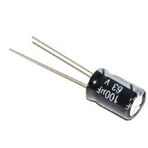 Condensateur Électrolytique 100uf 63v 105âoc Taille 8x12mm 100mf63v105/radial