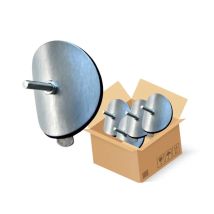 France Obturateur - Lot D'Obturateur De Colonne, Diamètre 40 Mm, Tampon Hermétique Inox, 10 Pièces