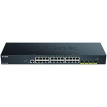 Hub Switch D-Link DGS-1250-28X/E 24 Puertos Gigabit Ethernet (10/100/1000) – Interruptor Gestionado L3 – Montaje en Rack