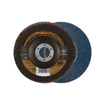 Disco di finitura LGZ F1 125mm K 120 per smerigliatrice – Alta durata – Adatto per acciaio e acciaio inox – Rhodius