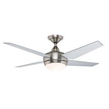 Hunter Fans - Ventilateur De Plafond Sonic Nickel Avec Lumière