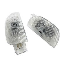 2025 2pc Accessoires Auto 2pc Led Éclairage De Courtoisie De Porte De Voiture Pour Classe S W220 Classe Sl R230 Classe Cl W215 Projecteur D'Ombre 