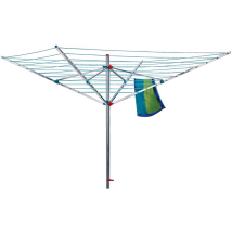 Wäschespinne Alustar 50 – 50m Wäscheleine – Höhenverstellbar – Aluminium – Silber