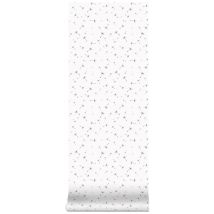 Superfresco Easy - Vliestapete - Flocke - Weiß/schwarz - 10m X 52cm