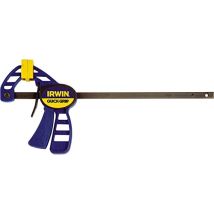 Quick-grip Irwin 53006 Morsetto De Barra (misura Piccola), 100 Mm, Set De 2 Pezzi, Nero