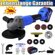 125mm 21v Akku Winkelschleifer Trennschleifer Schleifmaschine & Li-ion Batterie,dhl