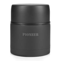 Flasks - Borraccia Termica Sottovuoto A Prova Di Perdite, Acciaio Inossidabile, Nero, 500ml / 0.5l - Pioneer