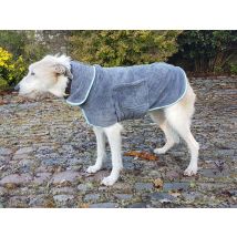 Henry Wag – Dog Drying Coat 52 cm – High-Quality Microfibre – Ideal for Wet Walks, Swimming, or Bathing