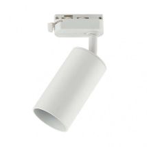 Voronia Projecteur Sur Rail 1xgu10 White 18,4x7,4x6 Cm Réglable À 360o.