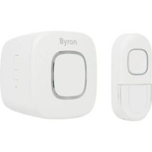 Byron Funk Türklingel Set – 200m Reichweite – 85 dB Lautstärke – 8 Melodien – LED-Blinklicht – Drahtlos – Benutzerhandbuch