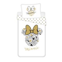 Copripiumino Disney Minnie – 140x200 cm – Cotone – Lavabile in lavatrice – Parure copripiumino e federa