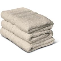Lote De 3 Toallas - Lovely Home - 3 Toallas 50 X 100 Cm - Beige