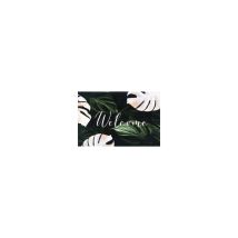 Zerbino multicolore rettangolare 40 cm x 60 cm – Tappeto shaggy – Spessore 5 mm – IDMAT