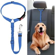 Ceinture Chien Voiture, Universel Harnais Voiture Réglable Pour Chien & Chat Avec Absorption Des Chocs,harnais Voiture Pour Chiens,ceinture De 