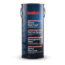 Epoxyguard Matt Beste Formel, Zweikomponentige Epoxidharz Bodenbeschichtung,kieselgrau Ral 7032 5l - Kieselgrau - Watco