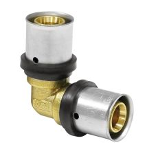 Pipetec Pressfitting Mehrschichtverbundrohr TH U Winkel 90° 16 10 bar 70° C 50 Jahre DVGW, IMA, ÜA, EN ISO 21003