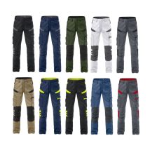 Fristads - Pantalon De Travail Multipoches 2555 Stf - 54 (eu) - Gris / Noir