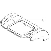 Original Worx Robot Tondeuse Protection Arrière Wr167e