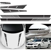 Blue Dream - 6x Car Sticker, Stripe Side Sticker Vinyl Sticker Car Side Graphic Sticker, Used For Auto Decoration Cover