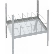 Sistema di Storage C16 1000 ml – Grigio RAL 9022 – 540mm x 518mm x 345mm – 1 livello, 6 reparti